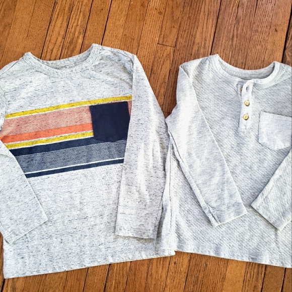 Boys Cat & Jack Long Sleeve Shirt Bundle - Picture 1 of 4